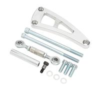 Keenso Alternator Mounting Bracket Kit Polished Aluminum Alloy Long Water Pump Alternator Bracket for 454 Easy Installation Direct Replacement for Engine Repair