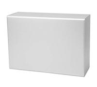 Keenso Aluminium Box for the Heat Department - Aluminum Box/Cover Box/Cover Matt Silver Compact Structure 80x160x220 Mm Size 5 Years of Experience