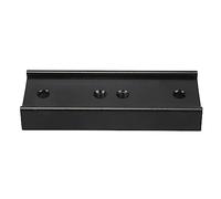 Keenso Aluminum Alloy 4.25in Dovetail Mounting Plate for Telescope Rings, Fully Oxidized Quick-Dismantle Plate for Equatorial Telescope Mount, Threaded Post for Photographic Tripods (Black)