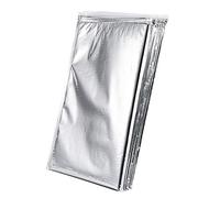 Keenso Aluminum Foil Insulated Bag, 3 Types 5pcs/set Aluminum Foil Insulated Food Storage Bag Thermal Cooler Silver(25 * 30cm) Outdoor dining set outdoor dining setinsulated sandwich bag