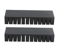 Keenso Aluminum Heatsink Kit 2pcs 120mm Slotted Radiator, High Durability