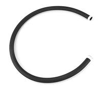 Keenso AN10 Braided Oil Hose Black Nylon Fuel Hose with CPE Rubber 14.27mm ID 7MPa Pressure Flexible Oil Line for Fuel Transfer Return Line and Engine Bay Use