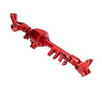 Keenso Anodized Front Axle Housing Aluminum Alloy Shell for Axial 1/6 SCX6, Innovative Design, Replaces Plastic Originals, Suitable for RC Car Enthusiasts (Red)