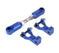 Keenso ATV Adjustable Front Rear Lowering Kit Aluminum Front Lowering Kit 3.5in Drop 2in Wider Track Rear 1in to 4in for 350 660 700 Racing Trail Riding (Blue)
