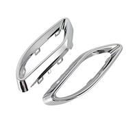 Keenso Automobile Tail Throat Trim, Gloss Exhaust Tip Cover Trims Replacement for A B C E GLC CLS-Class W177 W247 W205 W213 X253 C257