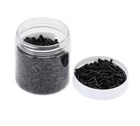Keenso Badminton String Protector, 1000PCS Nylon Grommets Bumper Guards 2.6x7.5mm with Dual Line Hole Design for Racquet Stringing Accessories