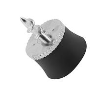 Keenso Ball Retrievers, Silicone Alloy Ball Pick Up Device Suck-it-up Pick- Suction Cup Retriever Tool Black Grabber for Putter