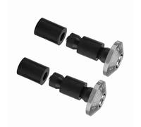 Keenso Bar End Plug Cap, 22mm 7/8inch Motorcycle Handlebar End Slider Plug Caps for Racing ATV Offroad Motorcycle Bar 7/8 (Ti Color)