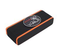 Keenso Bass Drum Anchor, Kick Block Non Slip Base for Bass Drum with High Hardness EVA and Rubber Material Orange 25 X 9.6 X 5cm