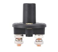 Keenso Battery Disconnect Switch, 12V 24V DC Power Cut Off Switch with 4 Copper Ring Terminals, for Marine Car Boat RV ATV Auto Truck Vehicle