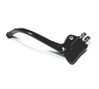 Keenso Bicycle Brake Levers, 1 Pair City Retro Road Handlebar Bent Bar Brake Lever Fixed Gear Bike Handle Part (Black
