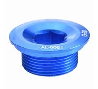 Keenso Bicycle Crank Bolt, Crank Aluminum Alloy Crank Fixing Crank Shaft (Blue)