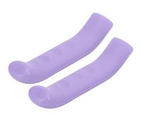 Keenso Bike Brake Lever Cover - Firm Fixation, Comfortable, High Wear Resistance Brake Grips, Silica Gel Material, Suitable for Various Bikes, Ergonomic Design (Violet)