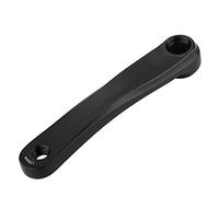 Keenso Bike Crank Arm, Universal 170mm Bike Aluminum Alloy Lightweight Left Single Chain Crank Arm Replacement Accessory(Square Hole-Black) Bicycle Repair Hardware Tools