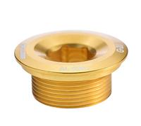 Keenso Bike Crank Bolt, Durable Aluminum Alloy, Bicycle Crank Fixing Bolt Screw for Multi-Model Fit (Gold)