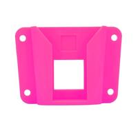 Keenso Bike Front Carrier Block Adapter, ABS Bicycle Carrier Block Adapter with Quick Mounting, Front Luggage Bracket for Folding Bike Commuting Travel Daily Storage (Rosy Red)