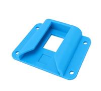 Keenso Bike Front Carrier Block Adapter, ABS Bicycle Carrier Block Adapter with Quick Mounting, Front Luggage Bracket for Folding Bike Commuting Travel Daily Storage (Blue)