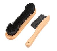 Keenso Billiards Table Brushes, Pool Table Rail Brush, Cleaning Set, 2-Piece, for Pool Table Maintenance and Billiards Cleaning Accessories
