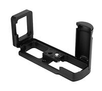 Keenso Black Camera Holder Bracket - Lightweight Aluminum Alloy L Plate for Fuji X-M1/X-A1/-A2 Camera - Ideal for Professional Photographers