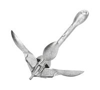 Keenso Boat, Carbon Steel Folding Grapnel 1.5kg 3.31lb Heavy Duty Rustproof with 20m Rope, for Marine Lake River Boats