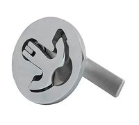 Keenso Boat Latch, 316 Stainless Steel Boat Hatch Latch Flush Pull Lift Handle 2.4in Diameter for Access Doors Hatches Bait Well Lids