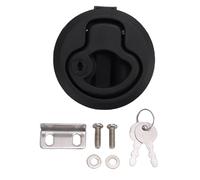 Keenso Boat Latch, Nylon Flush Pull Slam Marine Boat Hatch Latch with Embedded Installation and Hidden Handle Design for RV Trailer