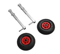 Keenso Boat Launching Wheel with Arrow Storage Case Pins | Durable stainless steel, easy installation, 260mm tire size, for inflatable boats