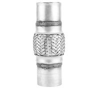 Keenso Boom Tube Exhaust, 2.25in 8in, Weld On Vibration Isolation | 2.25 Inch Size, 8 Inch Length, Stainless Steel Bellow, Weld on Coupling, Vibration Isolation Design