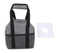 Keenso Bowling Ball Bag, Padded Ball Holder Adjustable Strap Lightweight Oxford Fabric with External Mesh Pouch for Storage Transport