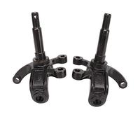 Keenso Brake Disc Wheel Axle Hub, 2PCS Axle Strut Steering Knuckle Spindle Brake Disc Wheel Hub Flange for ATV Kart