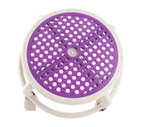 Keenso Breathable Rolling Low Stool Stylish Movable Mini Stool Knee Protection for Home Plastic Material (Purple)