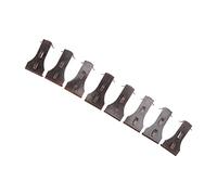 Keenso Brick Hook Clips Robust Steel Brackets for Hanging Walls, 8PCs Fits Standard Bricks 2 1/4 Inches to 2 3/8 Inches for Mailboxes, Plants, Lights [Steel, Set from 8]