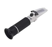 Keenso Brix Meter Portable Handheld ATC Refractometer for Beverages, Wear Resistant 0-32% Sugar Refractometer for Laboratory Studies, Aluminum Alloy