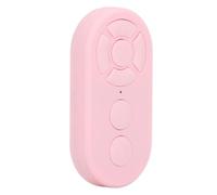 Keenso BT Selfie Clicker with Charge of Type C, 10 M Remote Control Tax for Telephone Camera, Portable Design for Novels and Videos, Light ABS Material (Roseate)