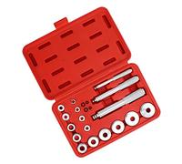 Keenso Bushing Driver Tool Set Universal Wheel Bearing Race Seal Press Kit with 14 Adapters 3 Handle Sizes for Cars Motorcycles