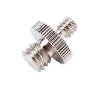 Keenso Camera Thread Screw Adapter Durable Metal Convert Screw for Tripod Stand DSLR SLR, Universal 1/4" to 3/8" Photography Accessories