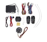 Keenso Car Alarm System, Keyless Entry Car Alarm System Push to Start Ignition Kit Remote Engine Starter with 105dB Auto Lock for 12V Trucks SUVs