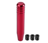 Keenso Car Gear Shift Knob, 18cm Universal Aluminum Alloy Car Gear Shifter Lever Manual Gear Shift Knob Handle Shifter Lever(Red)