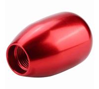Keenso Car Gear Shifter Knob, Universal Car 6 Speed Manual Gear Shifter Knob Shift Head with 8mm 10mm 12mm Adapter 6 Speed Manual Shift (Red)
