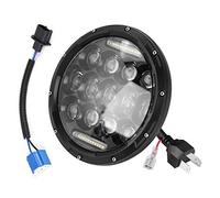 Keenso Car LED Headlight, 7in 300W 6000K High Brightness LED Car Headlights Round LED Projector for