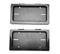 Keenso Car License Plate Frame Holder with Remote Control, Durable and Cool Black License Plate Frame, Suitable for Specific Electric Vehicle Requirements, 2pcs