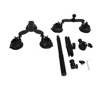 Keenso Car Mount,360 Camera Car Mount Camera for Triple Suction Cup Suction Cup Kit 5 in 1 Outside with 115cm Selfie Stick Replacement for X5