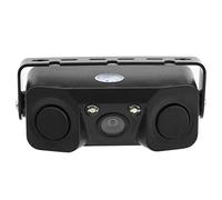 Keenso Car Rear View Camera Kit, HD Parking Sensor with LED Light Night Vision and Buzzer Alarm, for Vehicle Backup Safety System