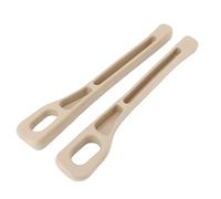 Keenso Car Seat Gap Filler, 2PCS Phone Holder Organizer Prevents Drops Clutte with No Drill Installation Universal for Cars SUVs Trucks (Beige)