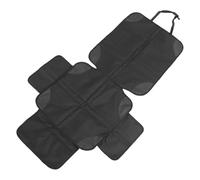 Keenso Car Seat Protector, 2 Pack Universal Fit for Most Vehicles with Thick Padding Anti Slip Bottom and Large Mesh Pocket, for Child Safety Seat and Pet Mat