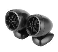Keenso Car Speaker Mini Tweeter ABS Dome Loudspeaker 12V 1200W High Sensitivity Clear Sound Easy Installation for Car Door Dashboard Glove Box Audio System (Black)