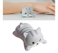 Keenso Cartoon Cute Animal Mouse Wrist Rest Ergonomic Support Pad for Home Office, Stress Relief Toy for Computer Users, Resin Pad Size 4.9 X 2.5in (#1)