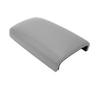 Keenso Center Console Armrest Lid Cover Gray Artificial Leather and ABS Armrest Box Cover Direct Replacement for Trailblazer Envoy 2006 to 2009