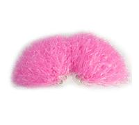 Keenso Cheerleading Poms,8 Colors 2pcs Cheerleader Pompoms,Hand Flowers,Chear Poms for Sports,Party,Dance,for Adult,Teenager,Kid(Pink) Dance Supplies Dance Supplies