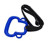Keenso Children Gymnastic Rings, ABS Kids Pull Up Rings with Adjustable Straps, 331 Lb Capacity, 31.5 in Max Length, Strength and Coordination Training for Indoor Outdoor Kids Age 3+ (Blue)